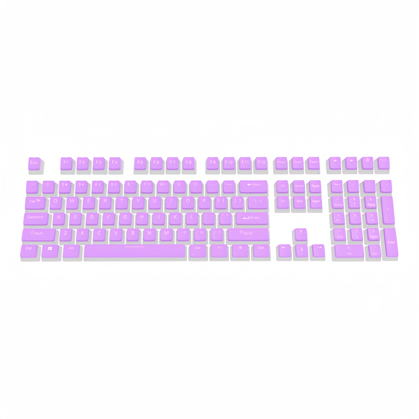 OEM PBT+PC Dye-Sub Keycap PBT Keycap Set - violet