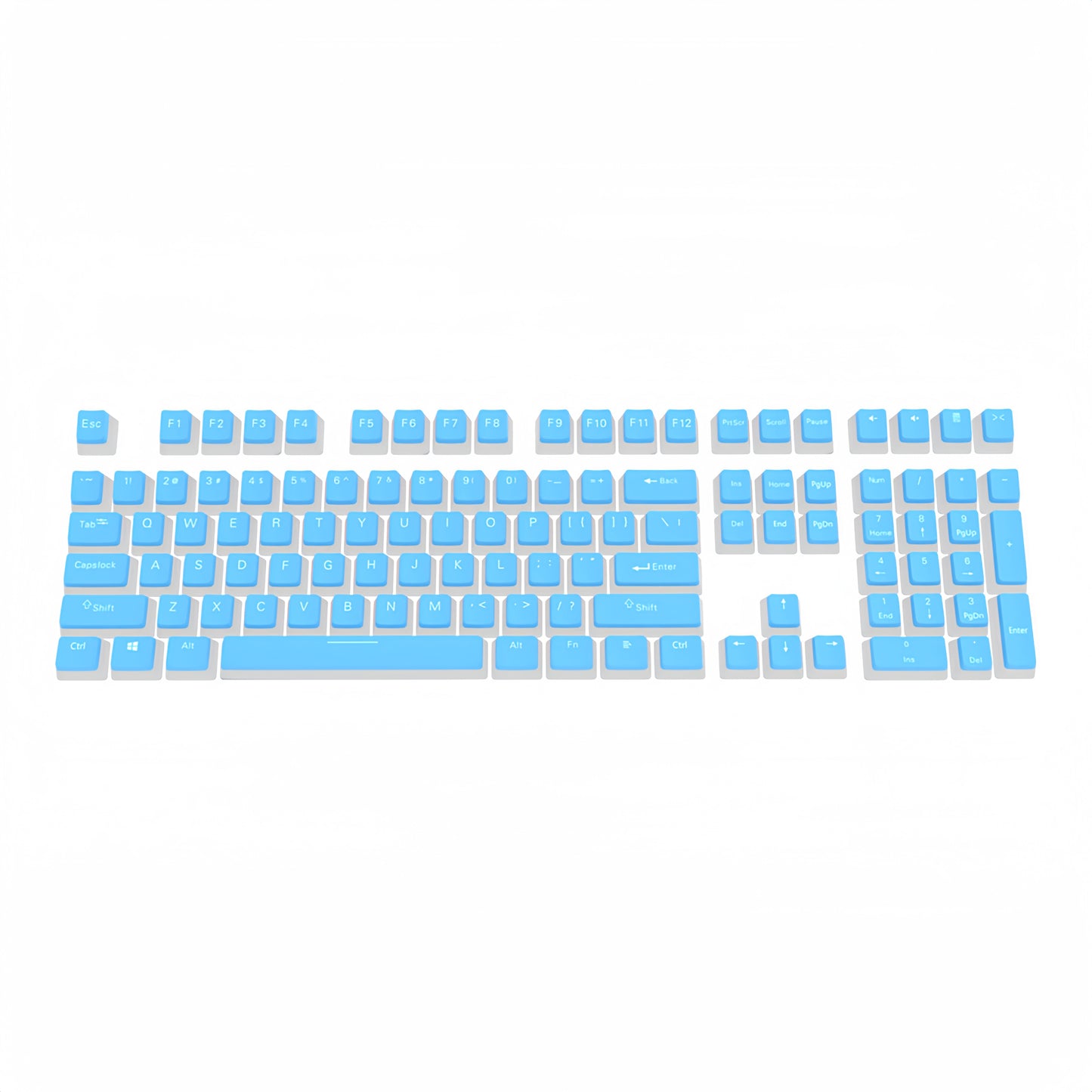 OEM PBT+PC Dye-Sub Keycap PBT Keycap Set - Noble Blue