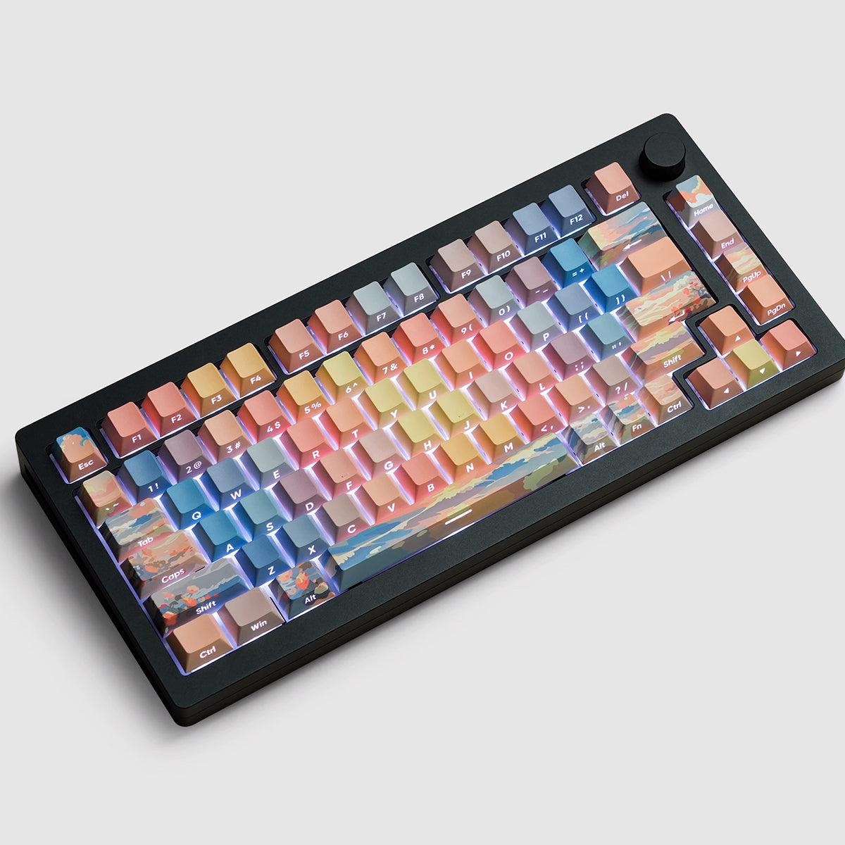Cherry Profile Dye-Sub PBT Keycap Set - Sunset - KeyCapUS