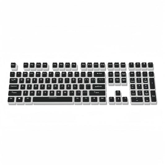 OEM PBT+PC Dye-Sub Keycap PBT Keycap  Set - Elegant Black