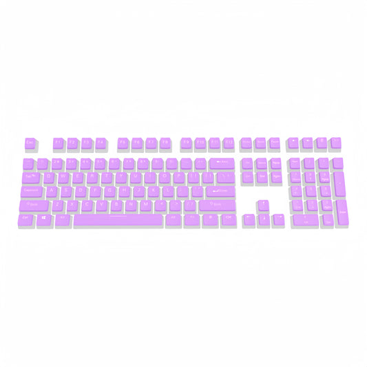 OEM PBT+PC Dye-Sub Keycap PBT Keycap  Set - violet